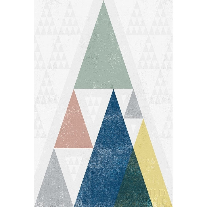 Mod Triangles Iii Soft Poster Print by Michael Mullan-VARPDX33794 Image 2