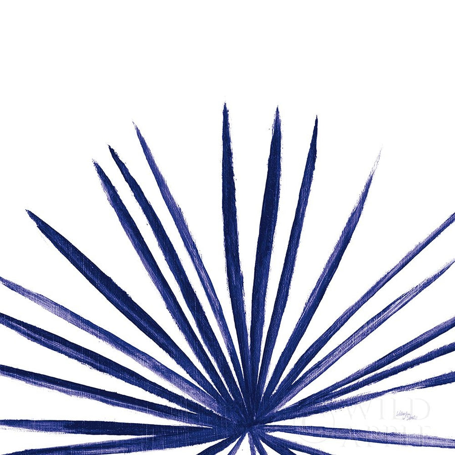 Statement Palms Iii Indigo Poster Print by Wellington Studio-VARPDX34075 Image 1