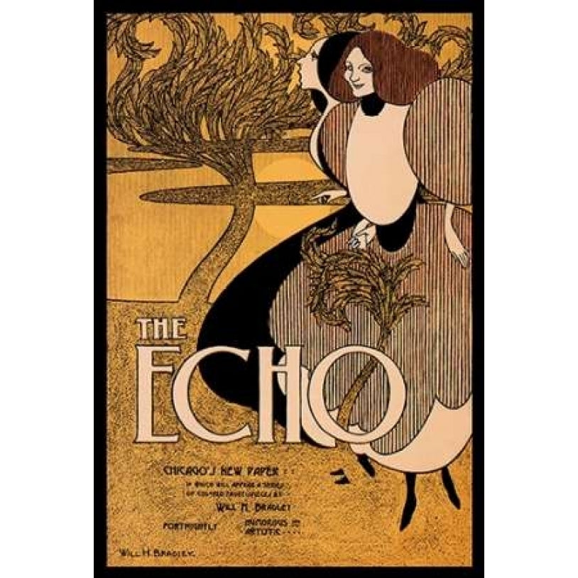 The Echo 1895 Poster Print by William H. Bradley-VARPDX341256 Image 1