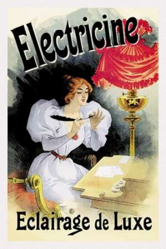 Electricine - Eclairage de Luxe Poster Print by Jules Cheret-VARPDX341400 Image 1