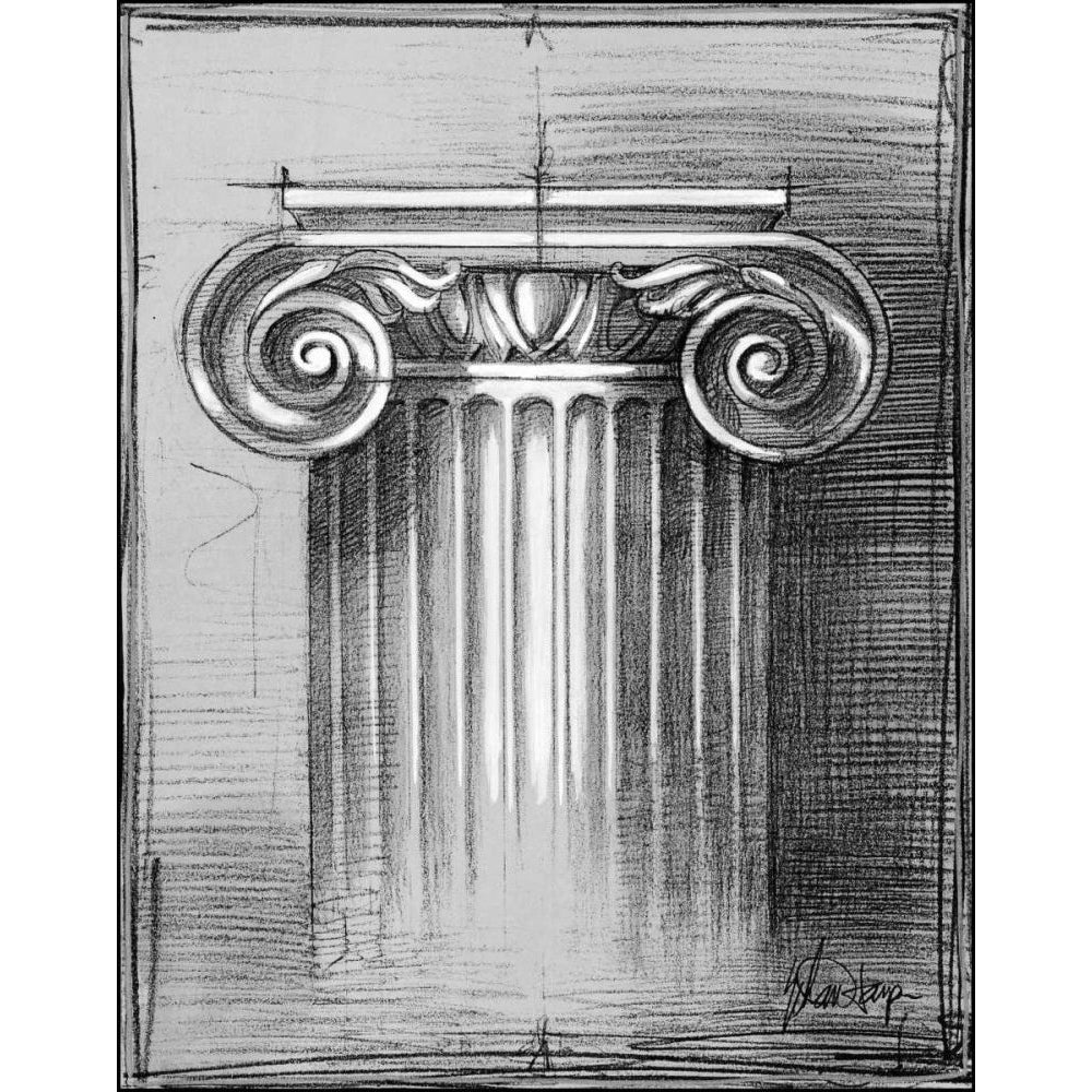 Custom Classical Sketch I Poster Print - Ethan Harper-VARPDX34198D Image 1