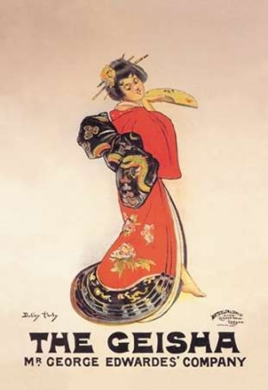 The Geisha: Mr. George Edwardes Company Poster Print by Unknown -VARPDX342929 Image 1