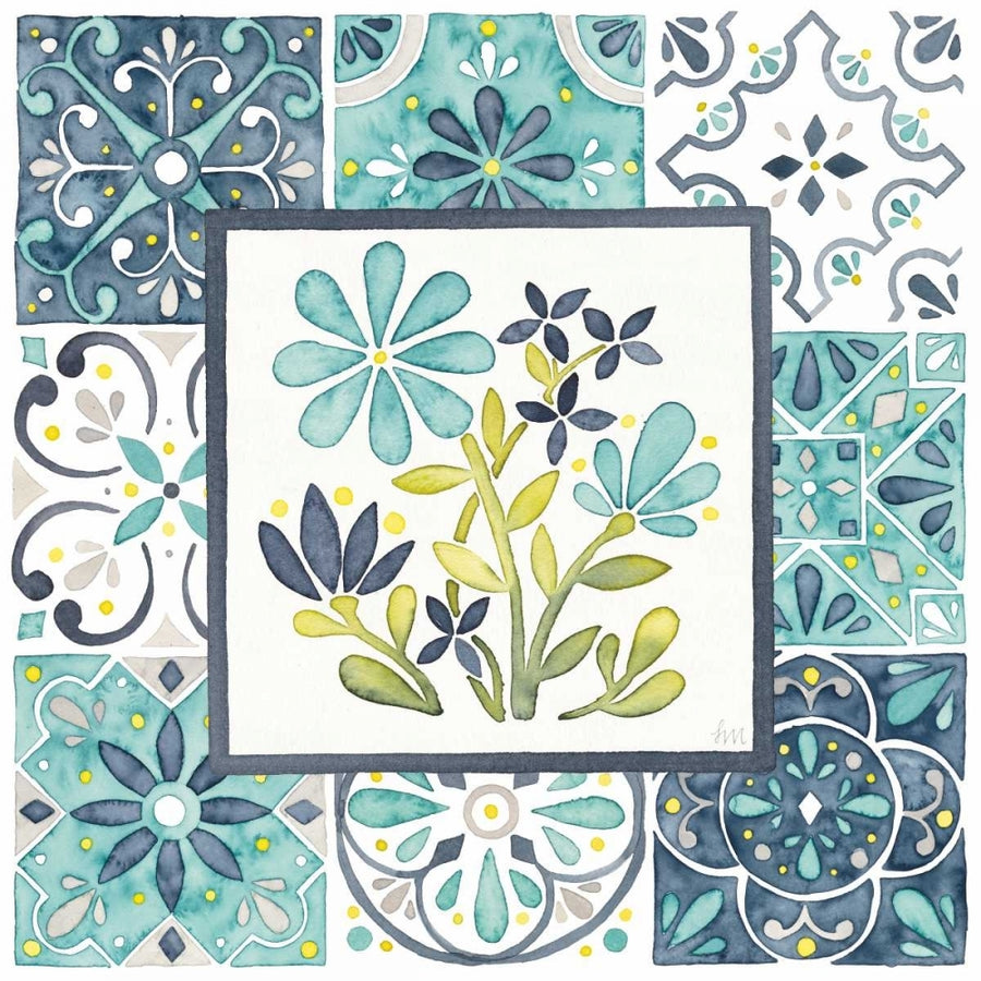 Garden Getaway Patchwork I Poster Print by Laura Marshall-VARPDX34449HR Image 1