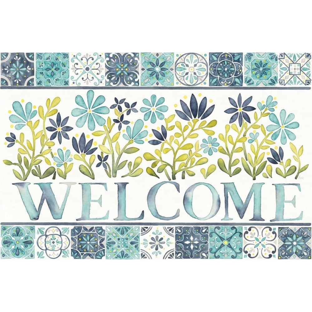 Garden Getaway Welcome Poster Print by Laura Marshall-VARPDX34480 Image 1