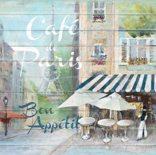 Cafe De Paris Bon Appetit Poster Print by Jurgen Gottschlag-VARPDX347GOT1131A Image 1