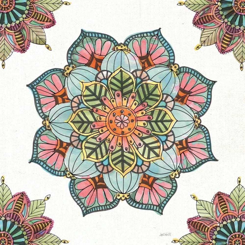 Mandala Morning V Poster Print by Anne Tavoletti-VARPDX34829 Image 1