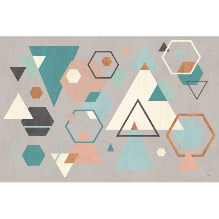 Abstract Geo I Gray Poster Print by Veronique Charron-VARPDX34849HR Image 2