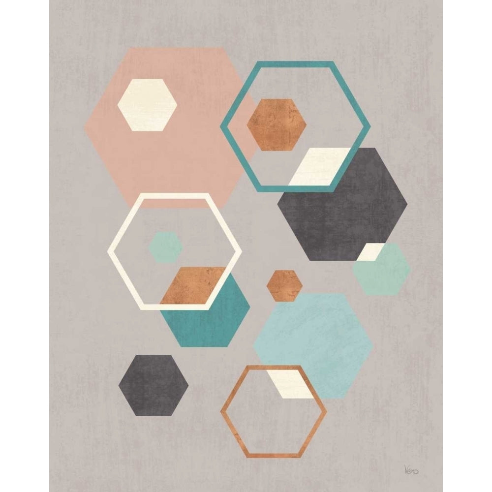 Abstract Geo III Gray Poster Print by Veronique Charron-VARPDX34851HR Image 2