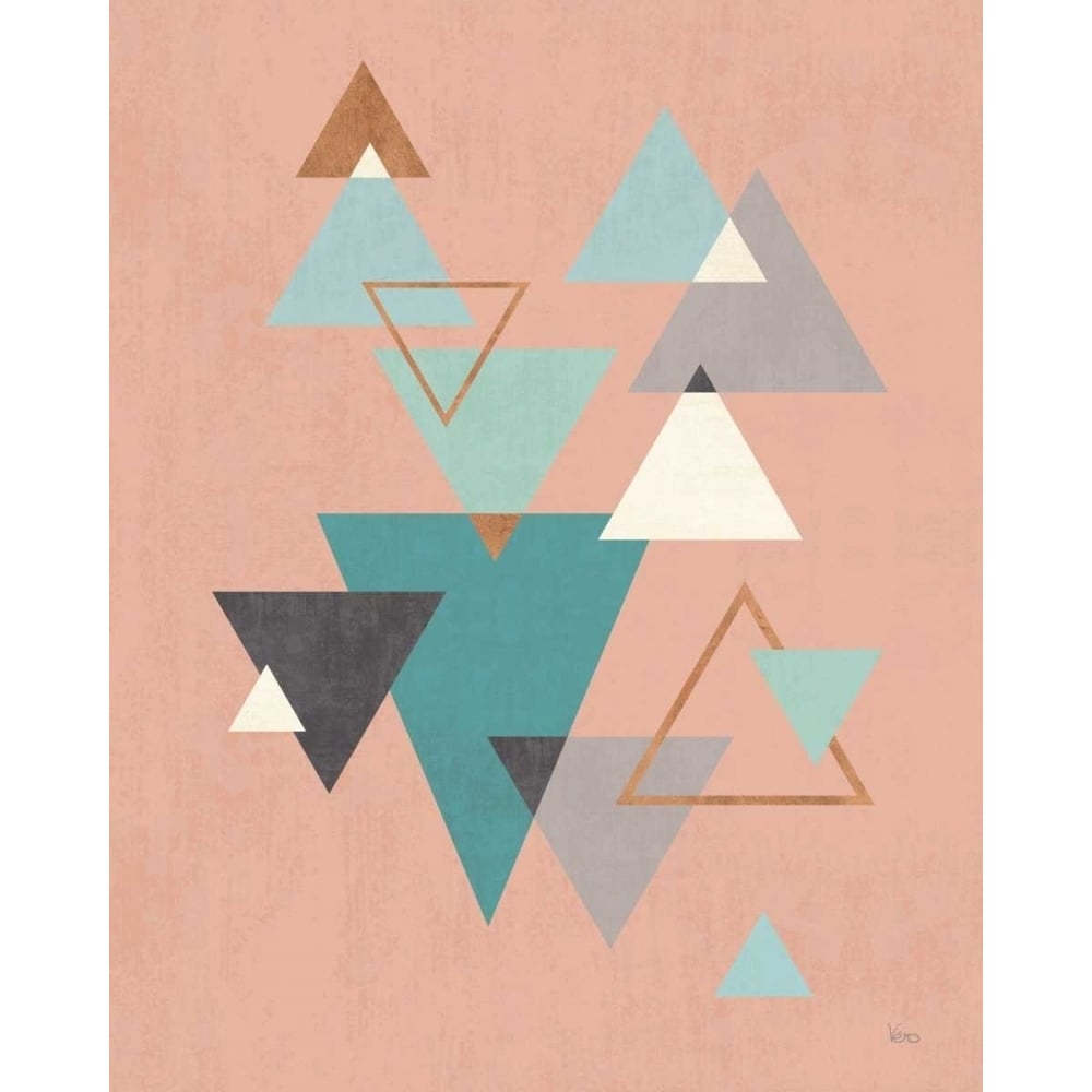 Abstract Geo II Pink Poster Print by Veronique Charron-VARPDX34853HR Image 1