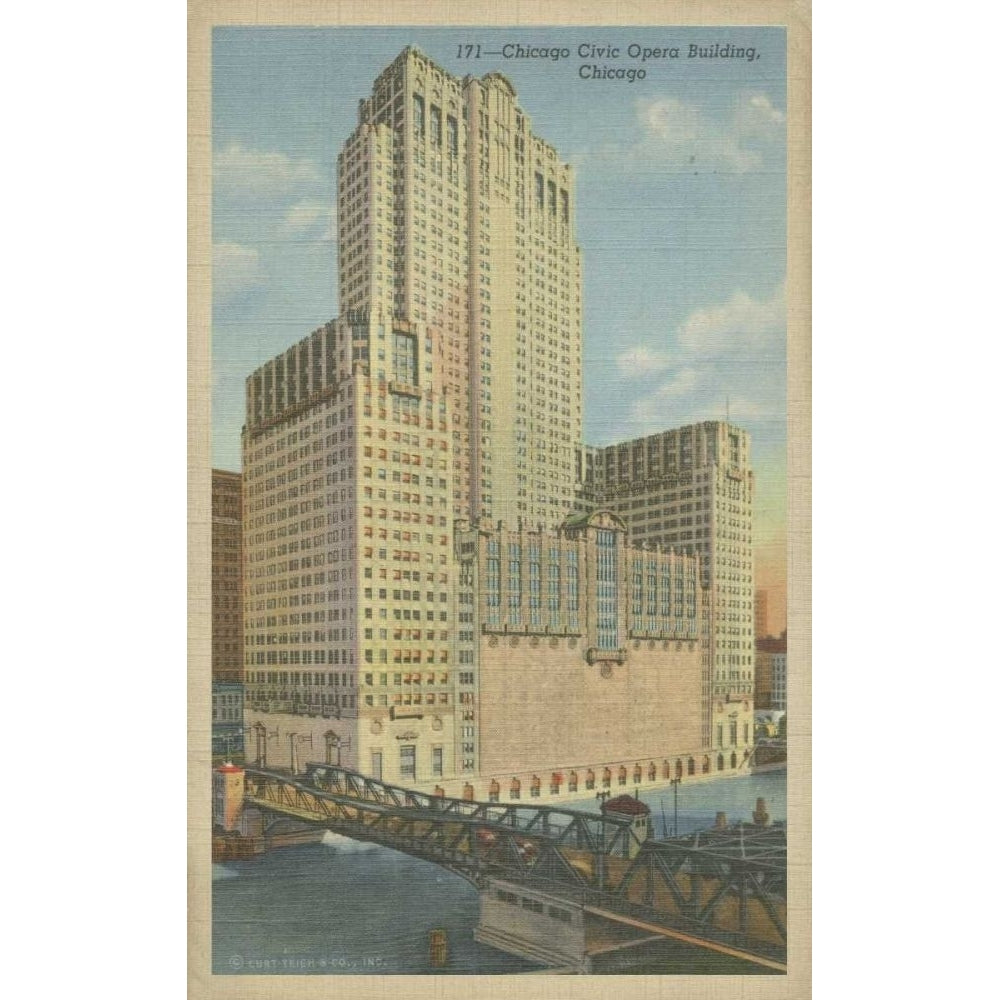 Chicago- Civic Opera Building Poster Print - Unknown-VARPDX35405D Image 1