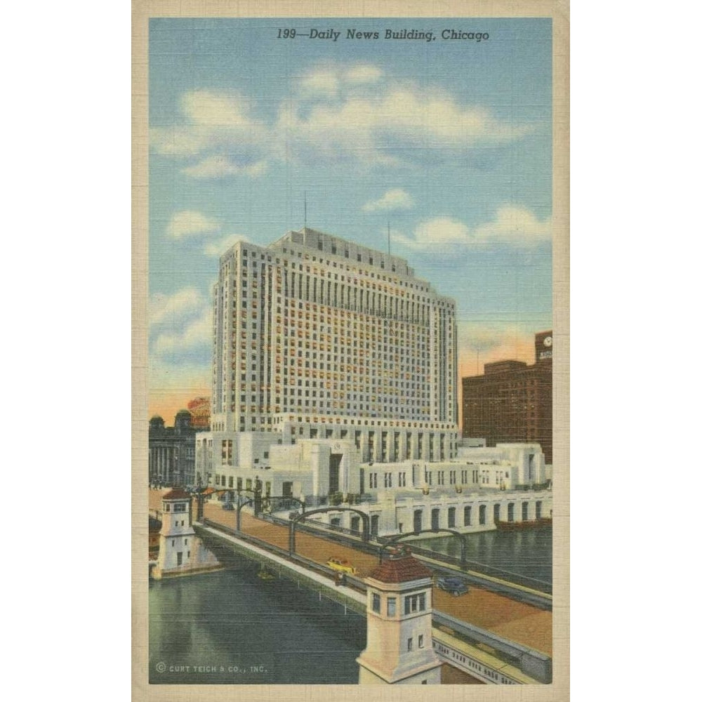 Chicago- Daily News Building Poster Print - Unknown-VARPDX35404D Image 1