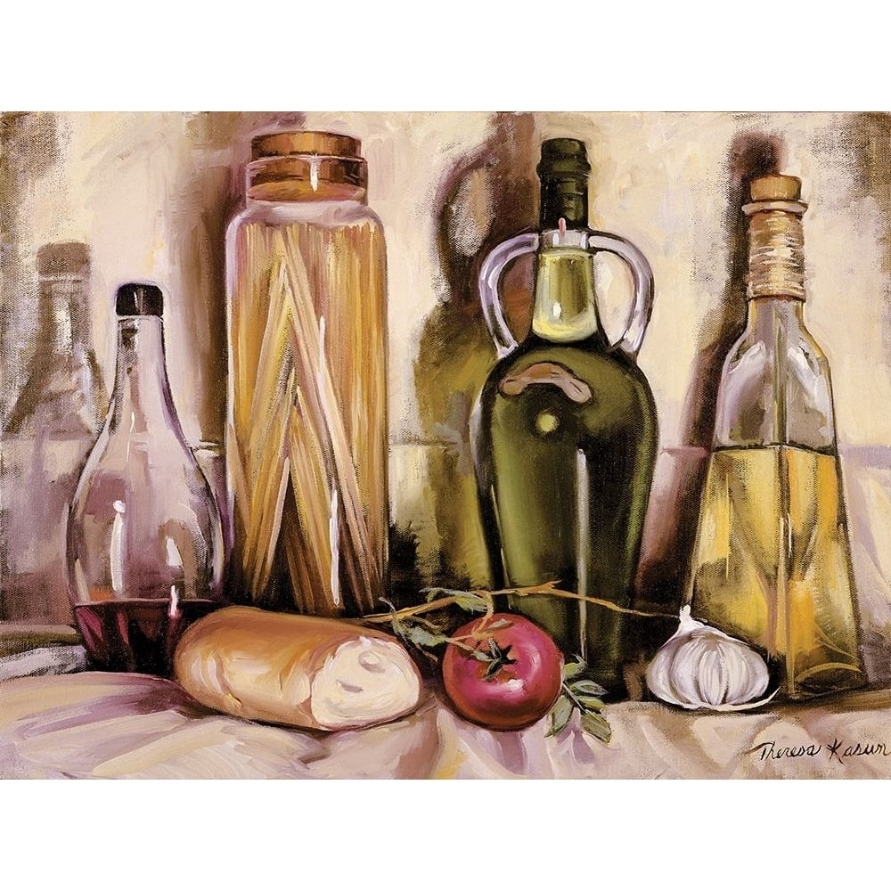 Pasta and Olive Oil Poster Print - Theresa Kasun-VARPDX35433D Image 1