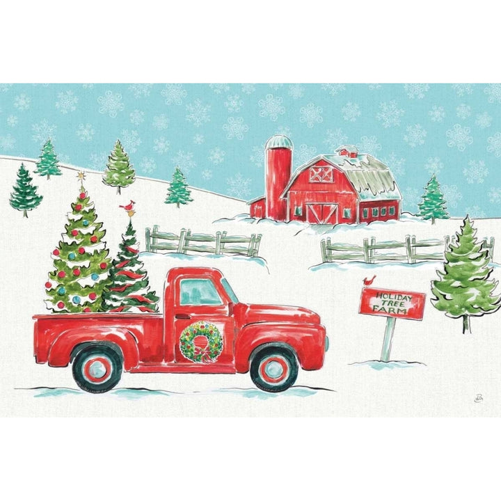 Christmas in the Country I Poster Print by Daphne Brissonnet-VARPDX35809 Image 1