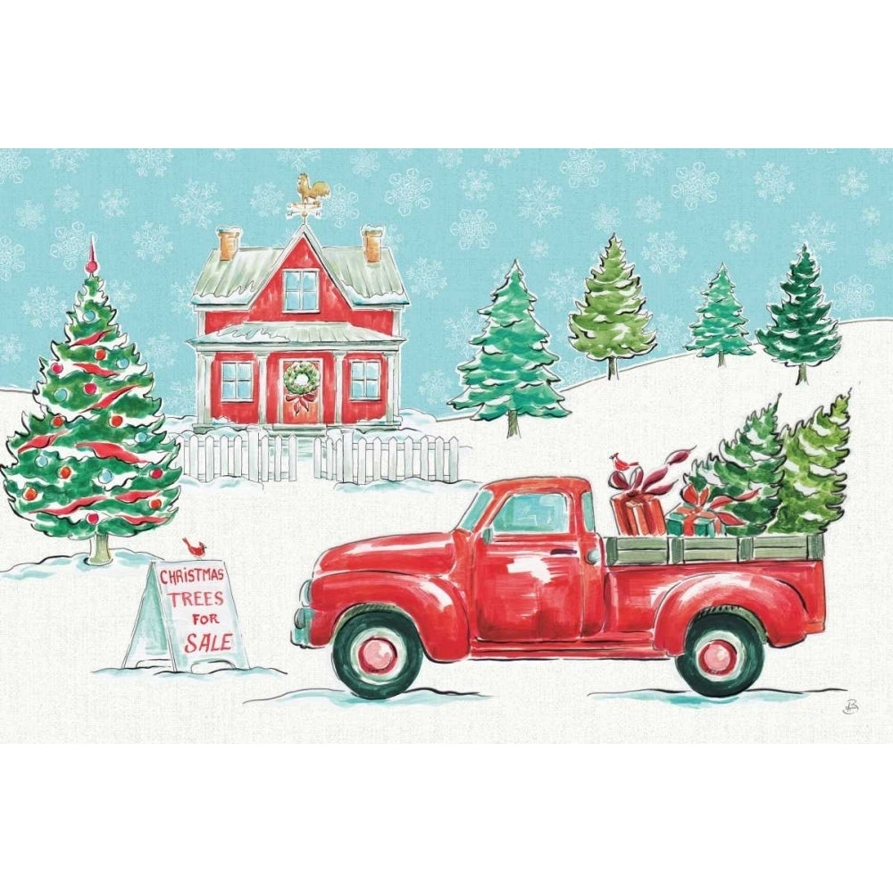 Christmas in the Country II Poster Print by Daphne Brissonnet-VARPDX35810 Image 2