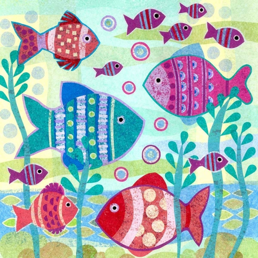 Ocean Fish I Poster Print - Kim Conway-VARPDX35894D Image 1