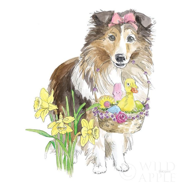 Easter Pups Ii Poster Print by Beth Grove-VARPDX35915 Image 1