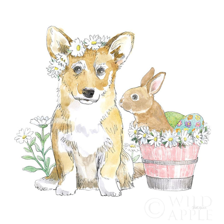 Easter Pups I Poster Print by Beth Grove-VARPDX35914 Image 1