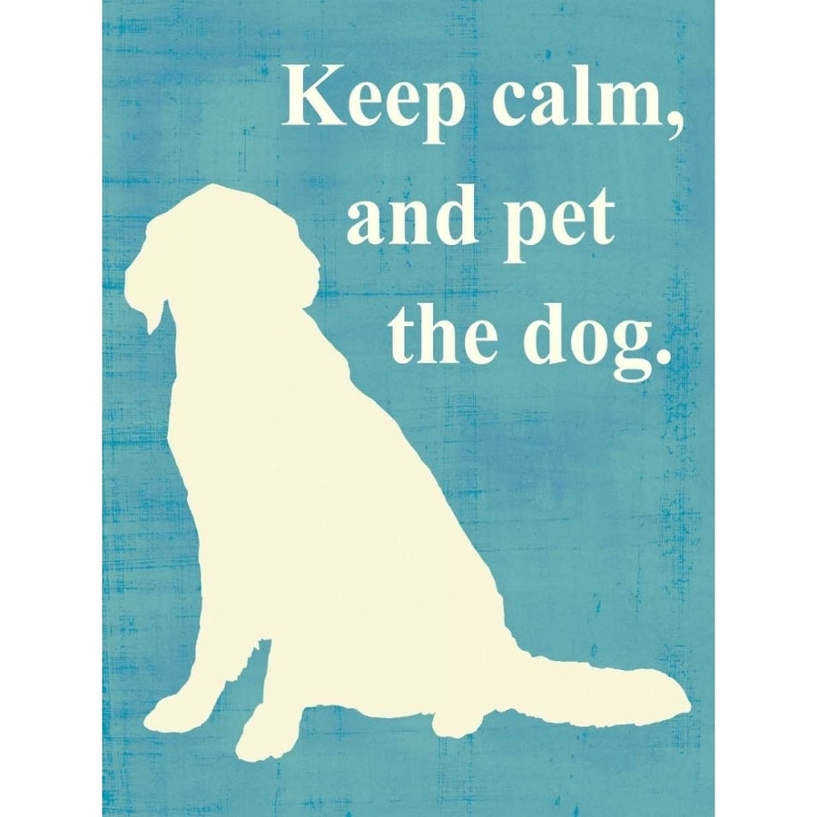 Keep calm and pet the dog Poster Print - Studio Vision-VARPDX35976D Image 1