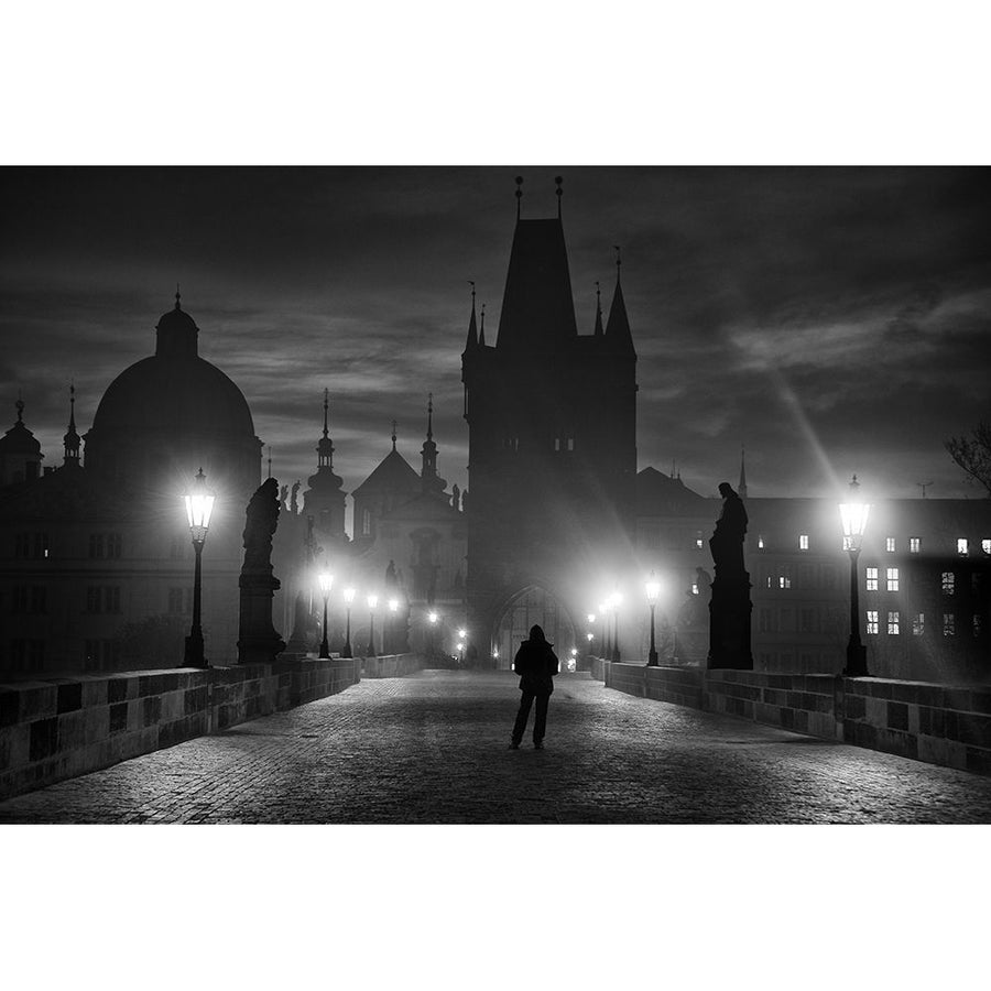 Prague In Black A White Poster Print - Marcel Rebro-VARPDX362514 Image 1