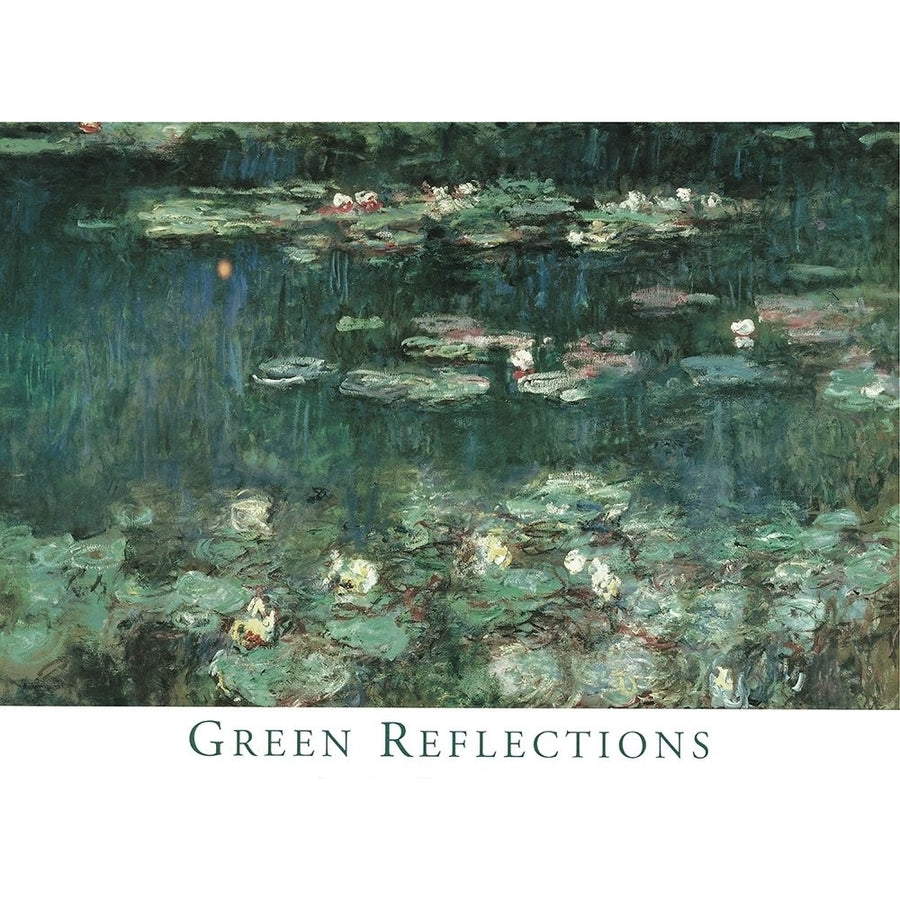 Green Reflections Poster Print by Monet Monet-VARPDX3630 Image 1