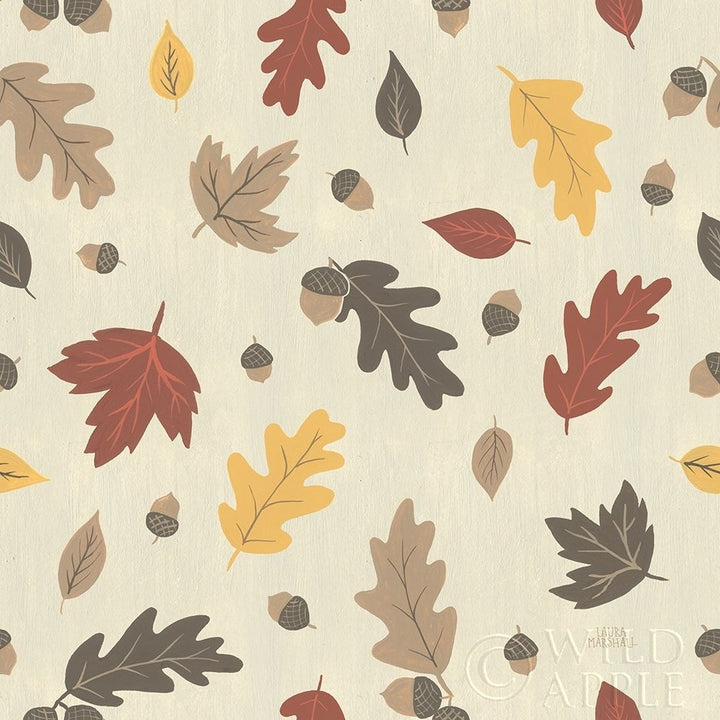 Autumn Garden Pattern Iva Poster Print by Laura Marshall-VARPDX36876 Image 1