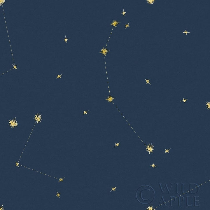 Night Sky Navy And Gold Pattern 05Ajpg Poster Print by Sara Zieve Miller-VARPDX36907 Image 1