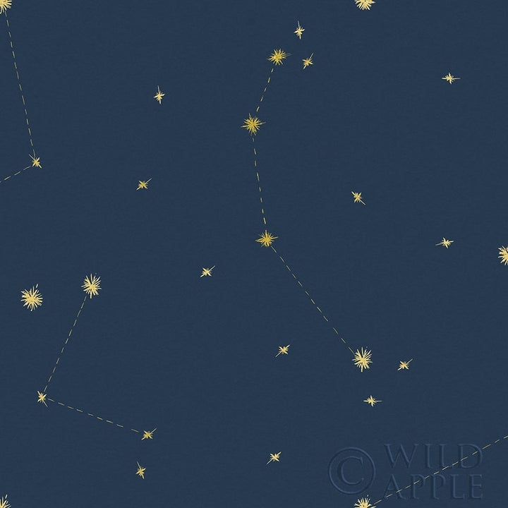 Night Sky Navy And Gold Pattern 05Ajpg Poster Print by Sara Zieve Miller-VARPDX36907 Image 2