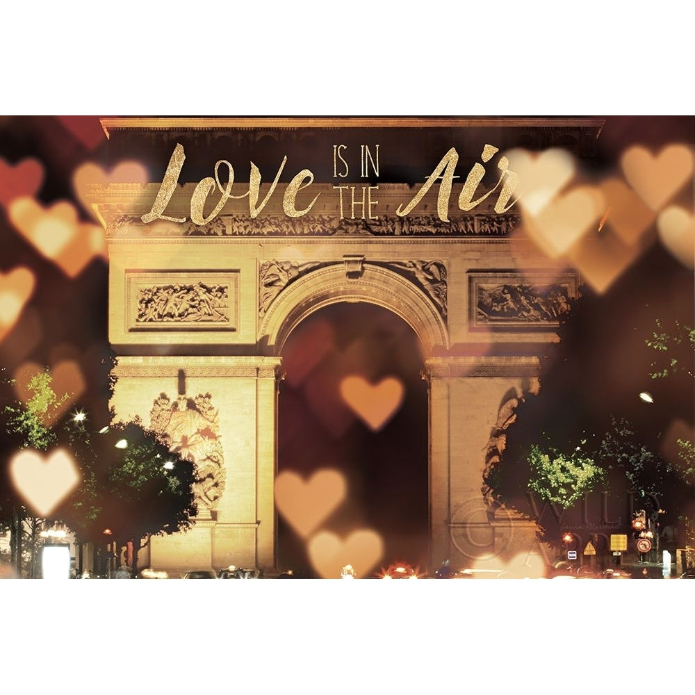 Love Is In The Arc De Triomphe V2 Poster Print by Laura Marshall-VARPDX36980 Image 2