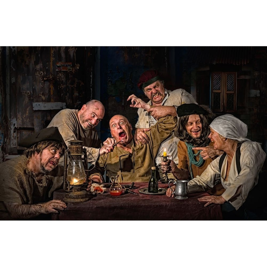 The Dentist - Homage To Caravaggio Poster Print - Derek Galon Ma-VARPDX371233 Image 1