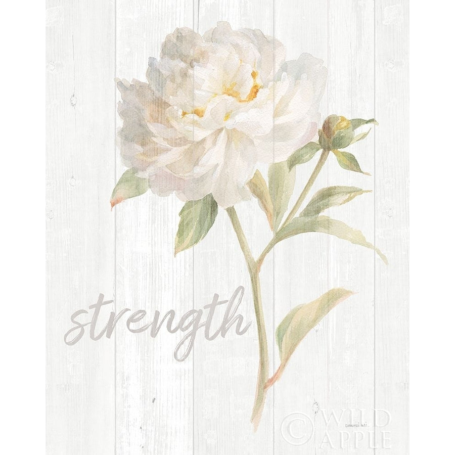 Garden Peony on Wood Strength Poster Print by Danhui Nai-VARPDX37140 Image 1