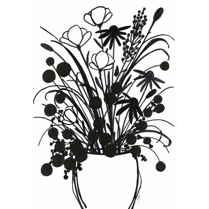 Black and White Bouquet 1 Poster Print by Filippo Ioco-VARPDX371IOC1118 Image 2