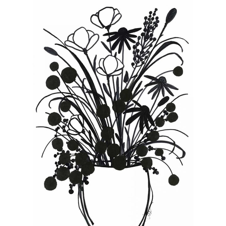 Black and White Bouquet 1 Poster Print by Filippo Ioco-VARPDX371IOC1118 Image 1