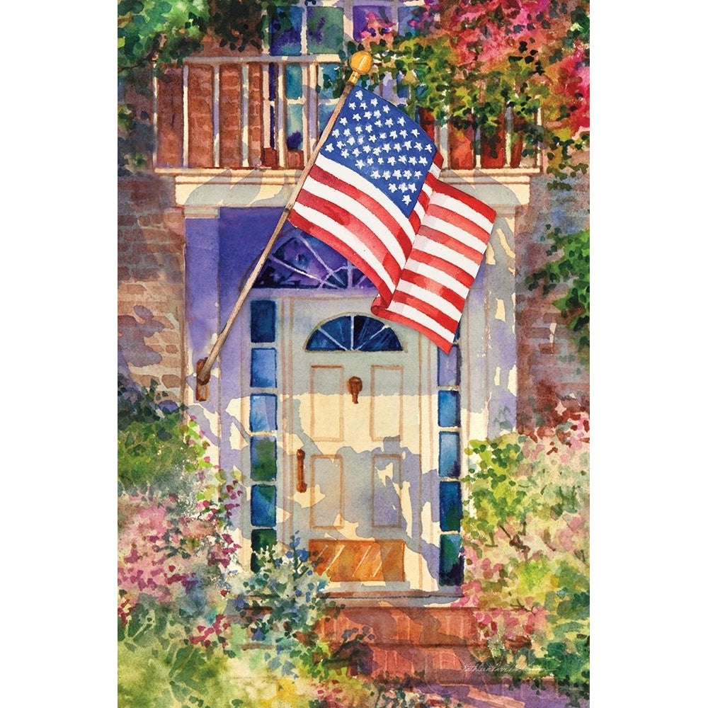 Patriotic Home Poster Print by Kathleen Parr McKenna-VARPDX37265 Image 1