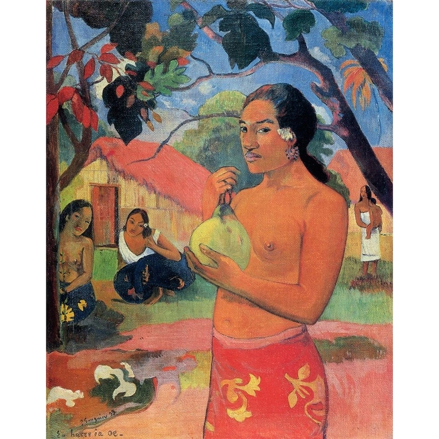 Where Are You Going Poster Print by Paul Gauguin-VARPDX373084 Image 1