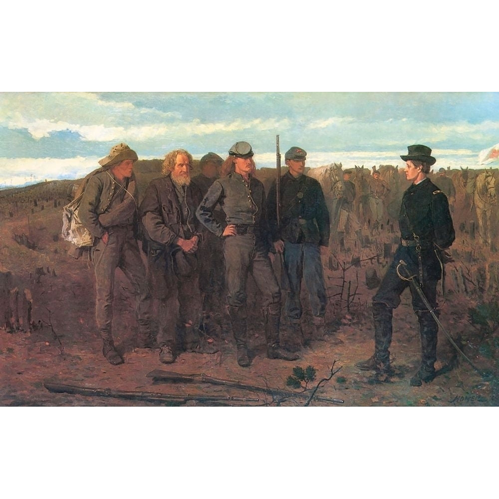 Prisoners From The Front Poster Print by Winslow Homer-VARPDX373250 Image 1