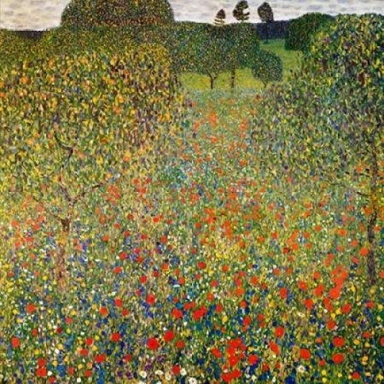 Poppy Field 1907 Poster Print by Gustav Klimt-VARPDX373375 Image 1