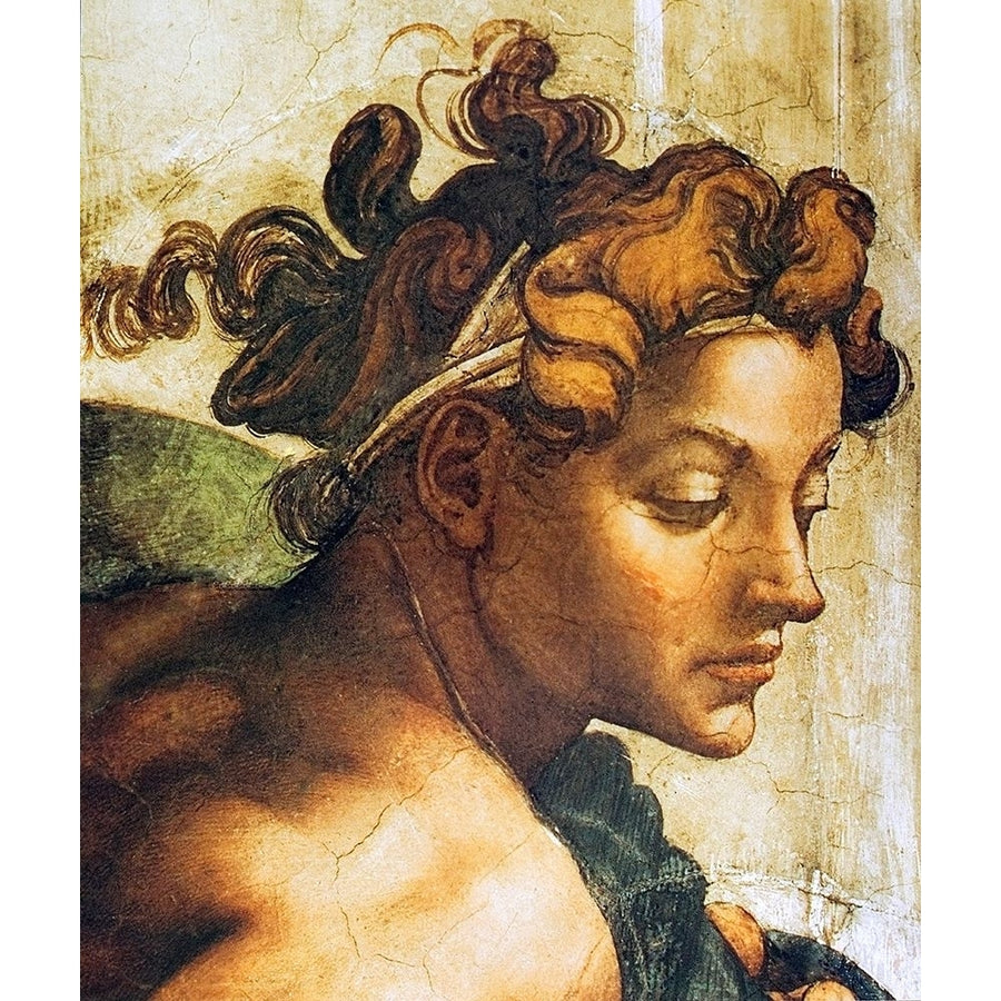 Head Of A Nude Poster Print by Michelangelo Michelangelo-VARPDX373578 Image 1