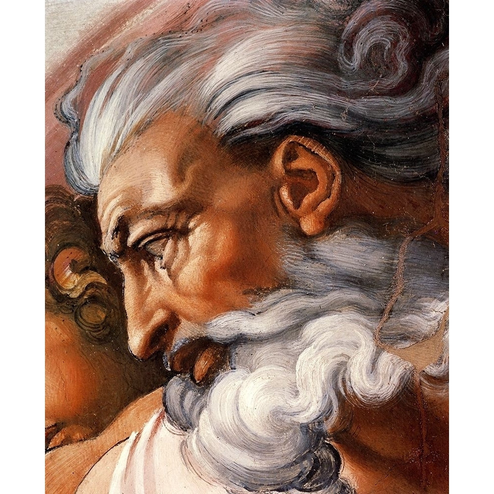 Head Of God-3 Poster Print by Michelangelo Michelangelo-VARPDX373579 Image 1