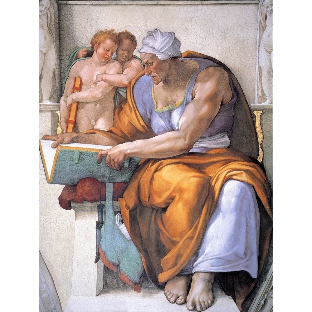 The Cumean Sibyl Poster Print by Michelangelo Michelangelo-VARPDX373589 Image 1