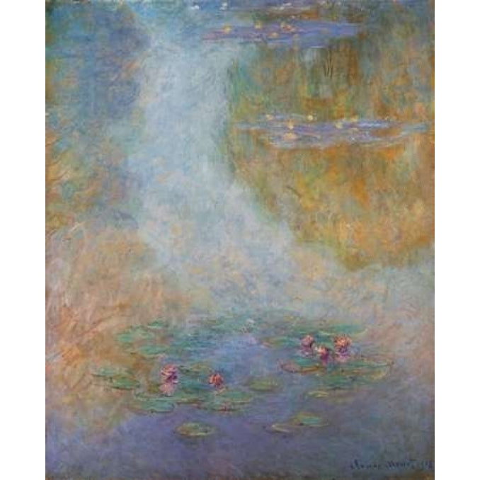 Nympheas 1908 Poster Print by Claude Monet-VARPDX373816 Image 2