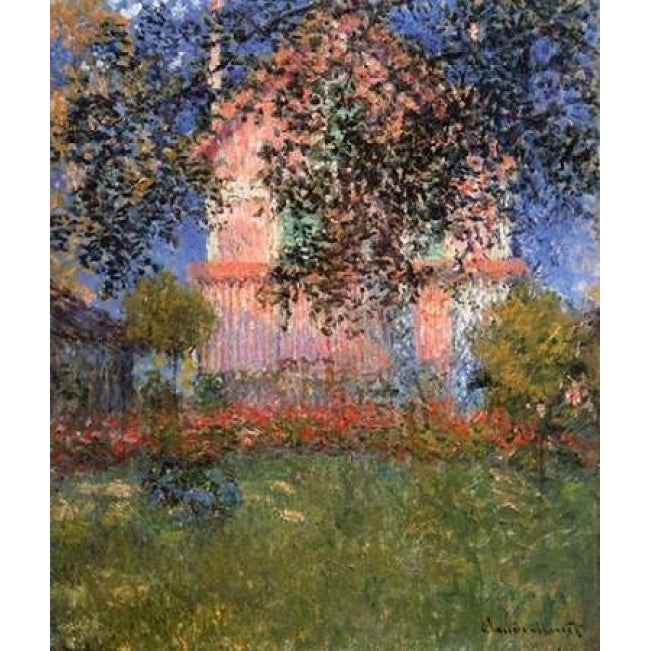 Monets House At Argenteuil 1876 Poster Print by Claude Monet-VARPDX373813 Image 1