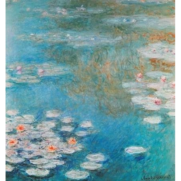 Waterlilies At Giverny 1908 Poster Print by Claude Monet-VARPDX373871 Image 1