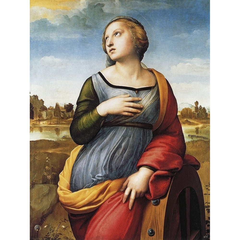 St Catherine Of Alexandria Poster Print by Raphael Raphael-VARPDX373993 Image 1