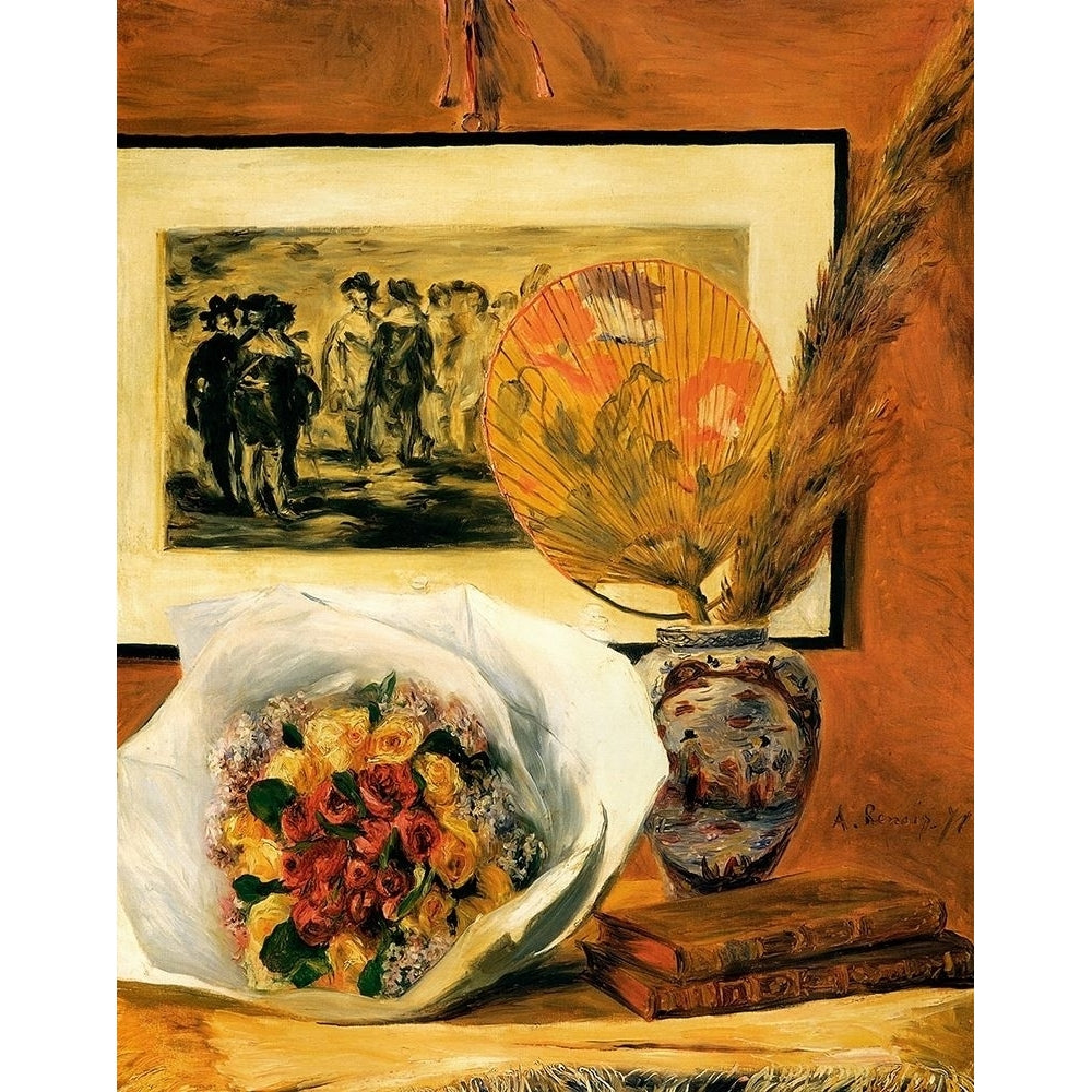 Still Life With Bouquet Poster Print by Pierre-Auguste Renoir-VARPDX374155 Image 1