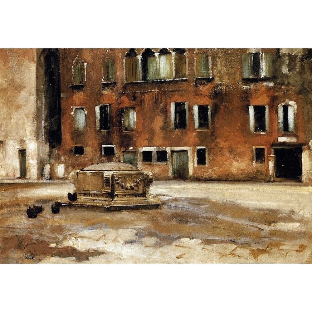 Campo Sant Agnese Venice 1882 Poster Print by John Singer Sargent-VARPDX374199 Image 1