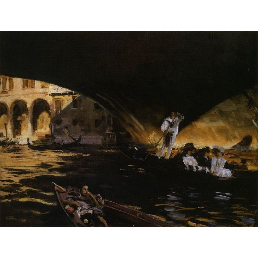 Under the Rialto Bridge 1909 Poster Print by John Singer Sargent-VARPDX374313 Image 1