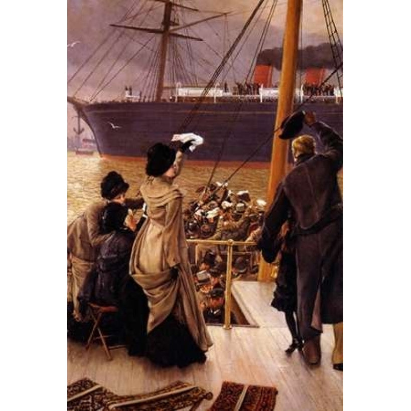 Goodbye On The Mersey Poster Print by James Jacques Tissot-VARPDX374461 Image 2