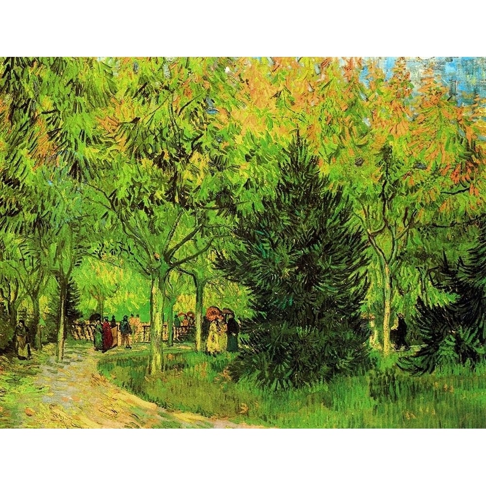 Lane In Public Gardens Arles Poster Print by Vincent Van Gogh-VARPDX374499 Image 1