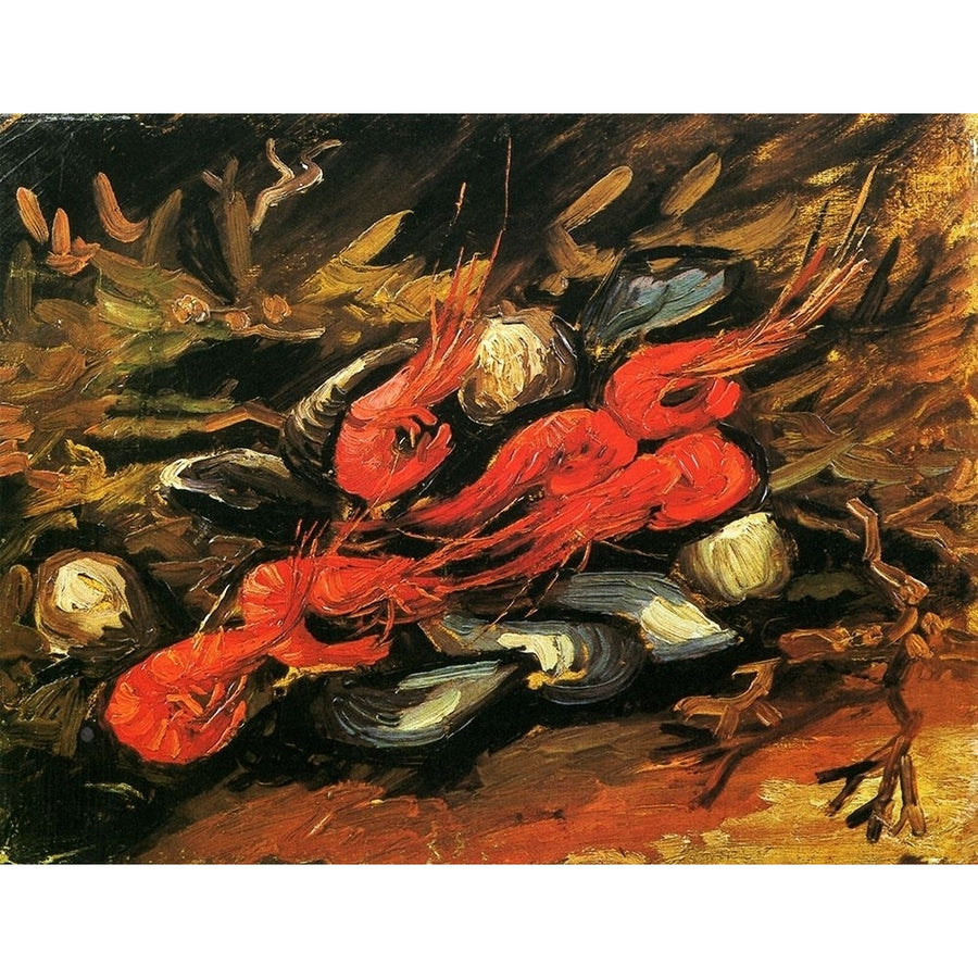 Mussels Shrimp Poster Print by Vincent Van Gogh-VARPDX374516 Image 1