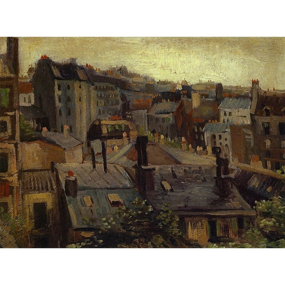 Roofs In Paris Poster Print by Vincent Van Gogh-VARPDX374544 Image 1